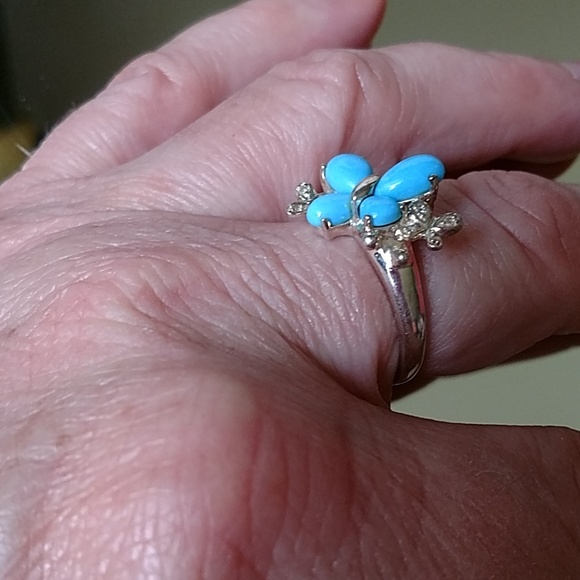 Sterling affinity sleeping beauty diamond ring - Picture 2 of 5